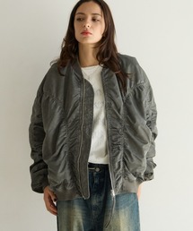 PBLIM（ページボーイリム）の「《UNISEX》ギャザーミリタリーブルゾン（ブルゾン）」