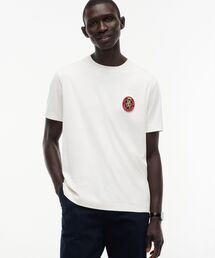 クレストポケットフルイドコットンTシャツ
