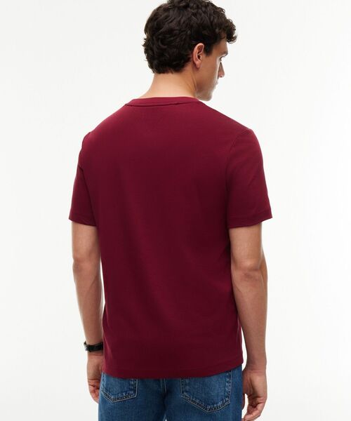 TOMMY HILFIGER(トミーヒルフィガー)の「クレストポケットフルイドコットンTシャツ(Tシャツ/カットソー・メンズ・ピンク/ホワイト・SMALL/X-LARGE/MEDIUM)」の10枚目の写真