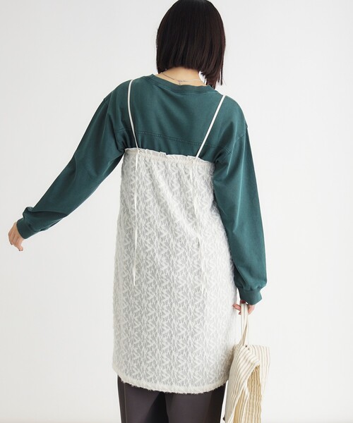 HONEYSUCKLE ROSE(ハニーサックルローズ)の「マルチWAYレーススカート(スカート・レディース・ブラック/オフホワイト・99)」の5枚目の写真