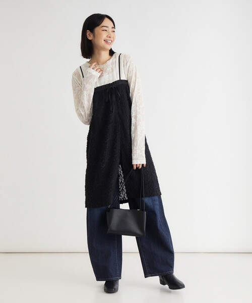 HONEYSUCKLE ROSE(ハニーサックルローズ)の「マルチWAYレーススカート(スカート・レディース・ブラック/オフホワイト・99)」の17枚目の写真