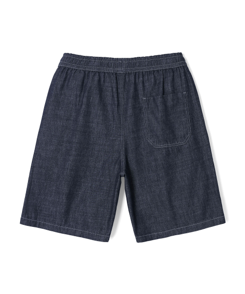 ADHOC（アドホック）の「男性デニムフルバンディングベーシックショーツ (インディゴ) (HC5DH43)（その他パンツ・メンズ・その他・81/71/76）」の3枚目の写真