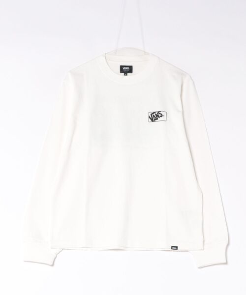 VANS(バンズ)の「VANS ヴァンズ U Cool Feet L TEE ロングスリーブ 126K1023000 ABC-MART限定 OFF WHITE(Tシャツ/カットソー・メンズ・ホワイト・SMALL/MEDIUM/LARGE/X-LARGE)」の1枚目の写真