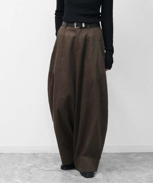 THE CELL.(ザセルドット)の「コクーンワイドパンツ COCOON WIDE PANTS(その他パンツ・レディース・ブラック/ブラウン・FREE)」の1枚目の写真