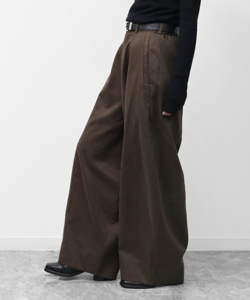 THE CELL.(ザセルドット)の「コクーンワイドパンツ COCOON WIDE PANTS(その他パンツ・レディース・ブラック/ブラウン・FREE)」の12枚目の写真