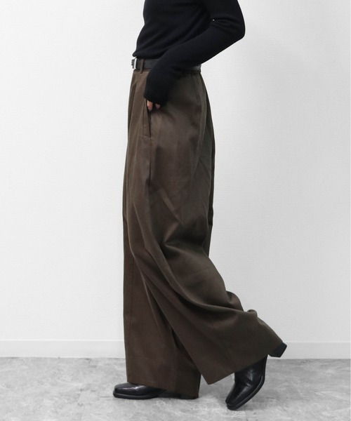THE CELL.(ザセルドット)の「コクーンワイドパンツ COCOON WIDE PANTS(その他パンツ・レディース・ブラック/ブラウン・FREE)」の13枚目の写真