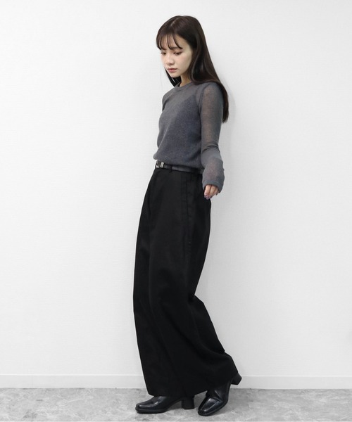 THE CELL.(ザセルドット)の「コクーンワイドパンツ COCOON WIDE PANTS(その他パンツ・レディース・ブラック/ブラウン・FREE)」の9枚目の写真