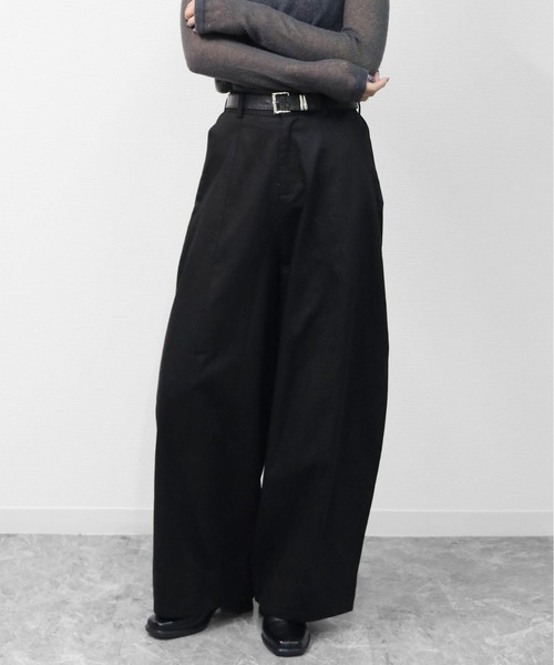 THE CELL.(ザセルドット)の「コクーンワイドパンツ COCOON WIDE PANTS(その他パンツ・レディース・ブラック/ブラウン・FREE)」の3枚目の写真