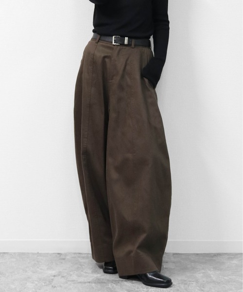 THE CELL.(ザセルドット)の「コクーンワイドパンツ COCOON WIDE PANTS(その他パンツ・レディース・ブラック/ブラウン・FREE)」の11枚目の写真