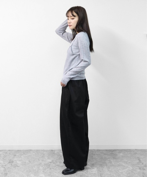 THE CELL.(ザセルドット)の「コクーンワイドパンツ COCOON WIDE PANTS(その他パンツ・レディース・ブラック/ブラウン・FREE)」の21枚目の写真