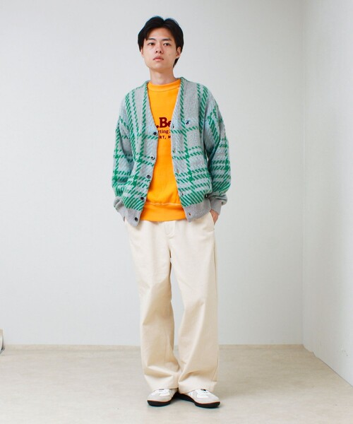BEVERLY HILLS POLO CLUB(ビバリーヒルズポロクラブ)の「【実績品番/UNISEX】【BHPC】モヘヤタッチニットカーディガン(カーディガン/ボレロ・メンズ・ブラウン/グレー系その他/レッド系その他/ロイヤルブルー/キナリ・M/L/XL)」の7枚目の写真