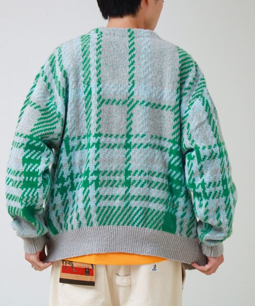 BEVERLY HILLS POLO CLUB(ビバリーヒルズポロクラブ)の「【実績品番/UNISEX】【BHPC】モヘヤタッチニットカーディガン(カーディガン/ボレロ・メンズ・ブラウン/グレー系その他/レッド系その他/ロイヤルブルー/キナリ・M/L/XL)」の9枚目の写真