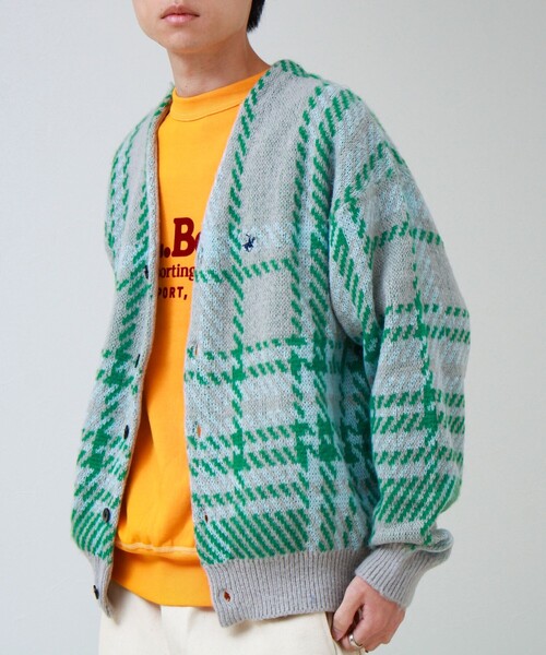 BEVERLY HILLS POLO CLUB(ビバリーヒルズポロクラブ)の「【実績品番/UNISEX】【BHPC】モヘヤタッチニットカーディガン(カーディガン/ボレロ・メンズ・ブラウン/グレー系その他/レッド系その他/ロイヤルブルー/キナリ・M/L/XL)」の12枚目の写真