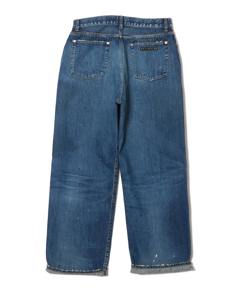 CRIMIE(クライミー)の「BORN FREE WIDE LUXURY SELVEDGE GARAGE USED JEANS - INDIGO MADE IN JAPAN(デニムパンツ・メンズ・インディゴブルー・XXL/XL/L/M/S)」の4枚目の写真