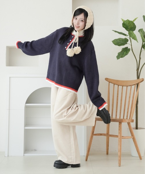 kutir(クティール)の「コーデュロイワイドイージーパンツ(その他パンツ・レディース・ブラック/ブラウン/アイボリー/グリーン/ブルー/ブラック系その他・SMALL/MEDIUM)」の11枚目の写真