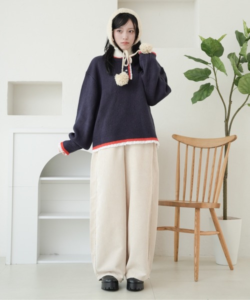 kutir(クティール)の「コーデュロイワイドイージーパンツ(その他パンツ・レディース・ブラック/ブラウン/アイボリー/グリーン/ブルー/ブラック系その他・SMALL/MEDIUM)」の10枚目の写真