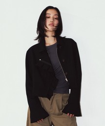 Knuth Marf / クヌースマーフ 2way cropped frill jacket