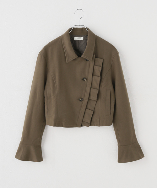 Knuth Marf(クヌースマーフ)の「Knuth Marf / クヌースマーフ 2way cropped frill jacket(その他アウター・レディース・ブラック・FREE)」の22枚目の写真