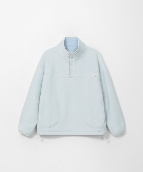 MONGDOL(モンドル)の「ハーフスナップ ボアジャケット アノラックパーカー スカイブルー MDTS103SKYBLUE(その他アウター・レディース・その他・F)」の8枚目の写真
