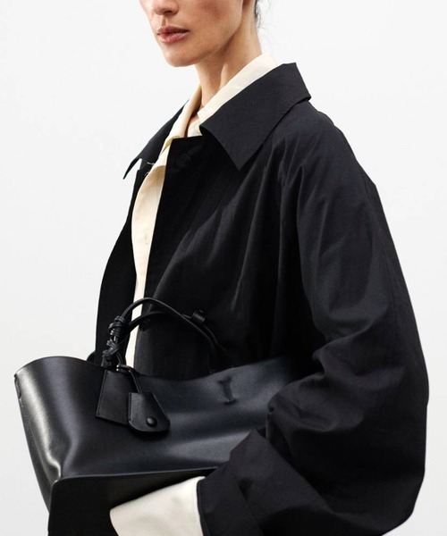 TODAYFUL(トゥデイフル)の「【TODAYFUL/トゥデイフル】Spring Over Coat/スプリングオーバーコート(ステンカラーコート・レディース・キナリ/セージグリーン/ブラック・36/38)」の10枚目の写真