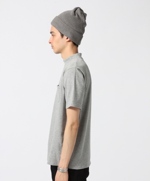 RAGEBLUE（レイジブルー）の「40/2モックネックポケT半袖/717235（Tシャツ/カットソー・メンズ・ホワイト/ネイビー/グレー・MEDIUM/LARGE）」の5枚目の写真