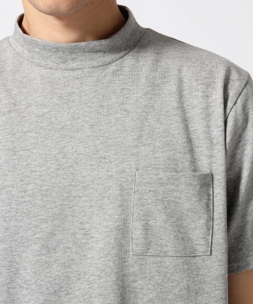 RAGEBLUE（レイジブルー）の「40/2モックネックポケT半袖/717235（Tシャツ/カットソー・メンズ・ホワイト/ネイビー/グレー・MEDIUM/LARGE）」の7枚目の写真