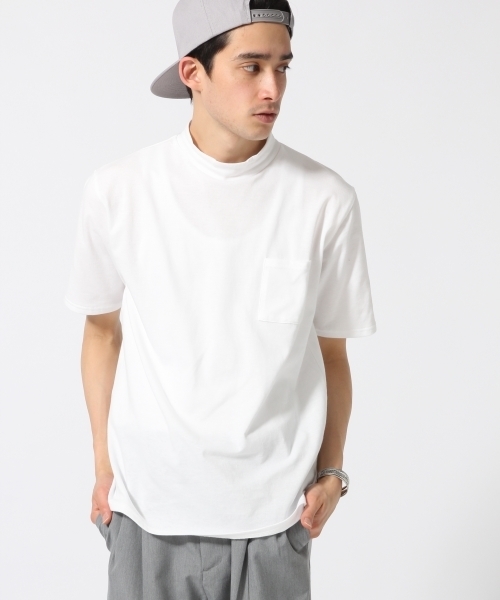 RAGEBLUE（レイジブルー）の「40/2モックネックポケT半袖/717235（Tシャツ/カットソー・メンズ・ホワイト/ネイビー/グレー・MEDIUM/LARGE）」の10枚目の写真