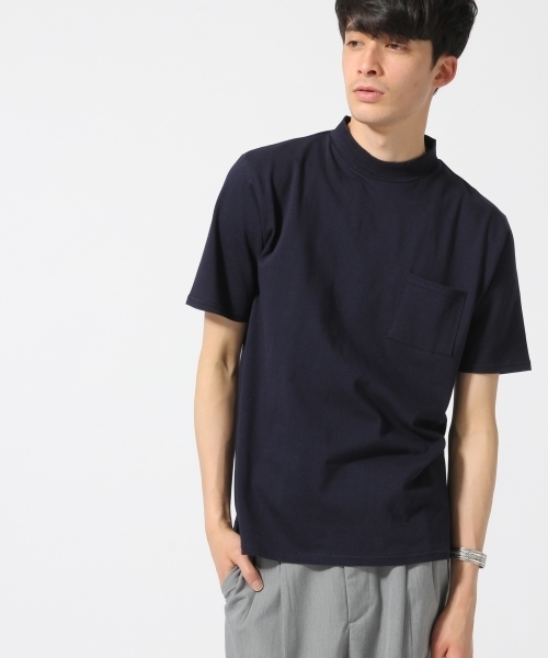 RAGEBLUE（レイジブルー）の「40/2モックネックポケT半袖/717235（Tシャツ/カットソー・メンズ・ホワイト/ネイビー/グレー・MEDIUM/LARGE）」の11枚目の写真