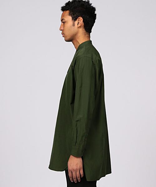 COMOLI(コモリ)の「COMOLI(コモリ) BAND/C SHIRT(シャツ/ブラウス・メンズ・ケリー・2/3)」の3枚目の写真