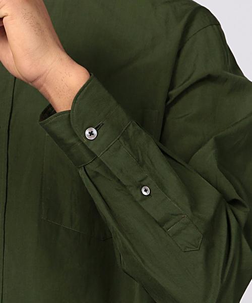 COMOLI(コモリ)の「COMOLI(コモリ) BAND/C SHIRT(シャツ/ブラウス・メンズ・ケリー・2/3)」の6枚目の写真