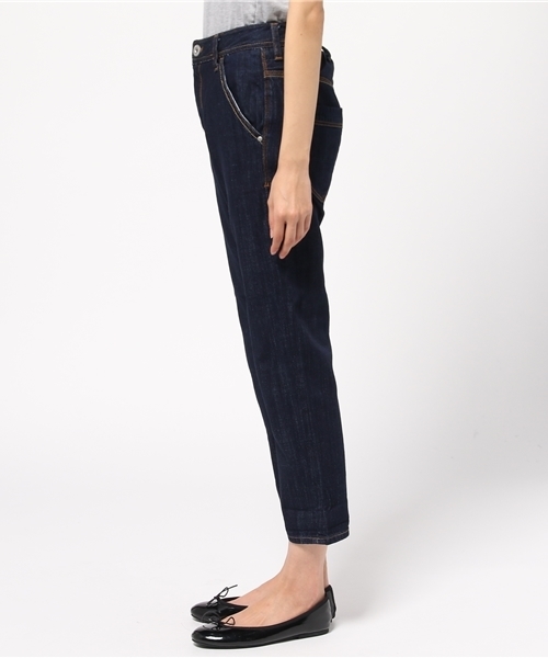 LBC(エルビーシー)の「ピュアインディゴクロプトパンツ (デニムパンツ・レディース・ダークネイビー/ネイビー/ダークブルー・SMALL/LARGE/MEDIUM)」の4枚目の写真