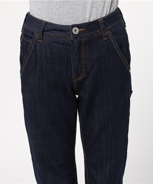 LBC(エルビーシー)の「ピュアインディゴクロプトパンツ (デニムパンツ・レディース・ダークネイビー/ネイビー/ダークブルー・SMALL/LARGE/MEDIUM)」の6枚目の写真