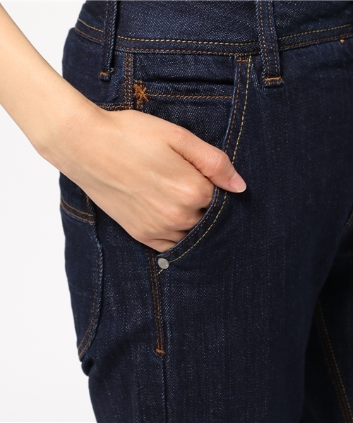 LBC(エルビーシー)の「ピュアインディゴクロプトパンツ (デニムパンツ・レディース・ダークネイビー/ネイビー/ダークブルー・SMALL/LARGE/MEDIUM)」の8枚目の写真