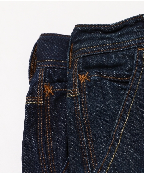 LBC(エルビーシー)の「ピュアインディゴクロプトパンツ (デニムパンツ・レディース・ダークネイビー/ネイビー/ダークブルー・SMALL/LARGE/MEDIUM)」の11枚目の写真