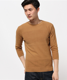 RAGEBLUE | 強撚カワリ編みニット7分袖/719159(ニット/セーター)