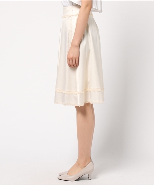 PRINGLE 1815（プリングル1815）の「キュプラコットンデニムスカート（スカート・レディース・ブルー/オレンジ/ホワイト・SMALL/MEDIUM）」の5枚目の写真