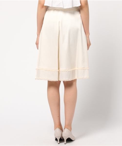 PRINGLE 1815（プリングル1815）の「キュプラコットンデニムスカート（スカート・レディース・ブルー/オレンジ/ホワイト・SMALL/MEDIUM）」の6枚目の写真