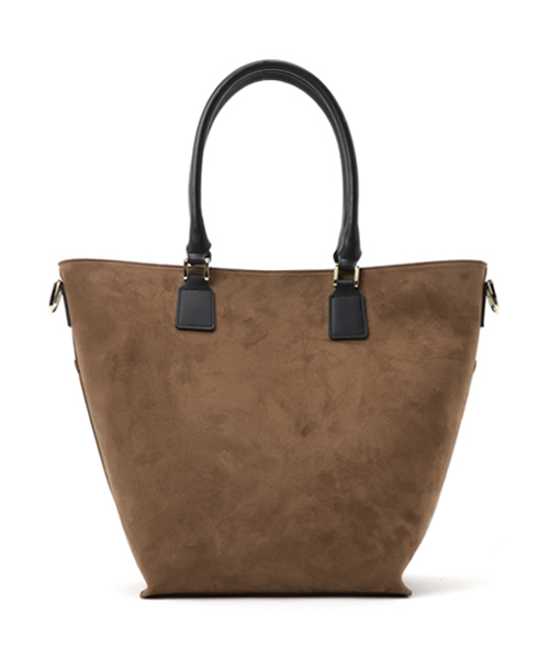 STUDIOUS（ステュディオス）の「STUDIOUS スウェードライクバケツトートBAG（トートバッグ・レディース・ブラウン/ネイビー・FREE）」の15枚目の写真