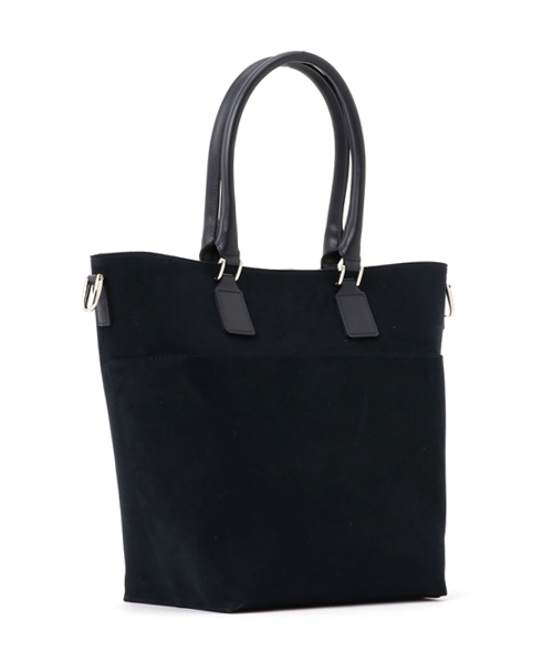 STUDIOUS（ステュディオス）の「STUDIOUS スウェードライクバケツトートBAG（トートバッグ・レディース・ブラウン/ネイビー・FREE）」の3枚目の写真