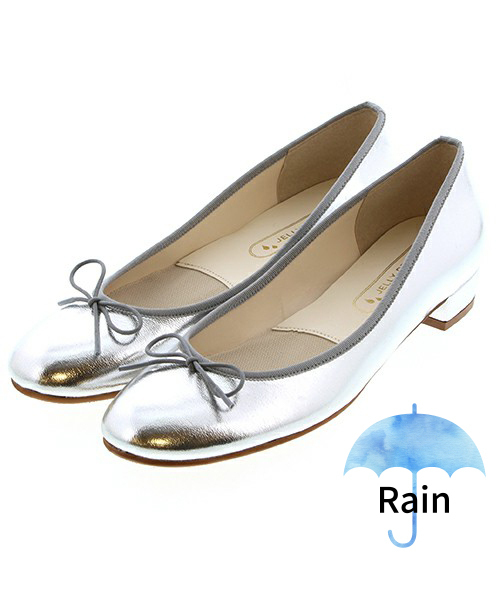 JELLY BEANS（ジェリービーンズ）の「【Made in Japan】【レイン対応】バレエレインパンプス(303-7006)JELLY BEANS(ジェリービーンズ)（レインシューズ・レディース・ベージュ/ブラック/ライトブルー/レッド/シルバー/グレイッシュベージュ・24/24.5/23.5/23/22.5）」の17枚目の写真