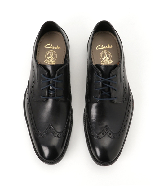 Clarks(クラークス)の「Prangley Limit / プラングリーリミット (ブラックレザー)(ドレスシューズ・メンズ・ブラック・8.5/8/10/9/7.5/11/6.5/9.5/7/10.5/6)」の6枚目の写真