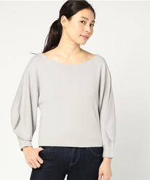 【ELENDEEK】ルーズポイントスリーブニット/LOSE POINT SL KT