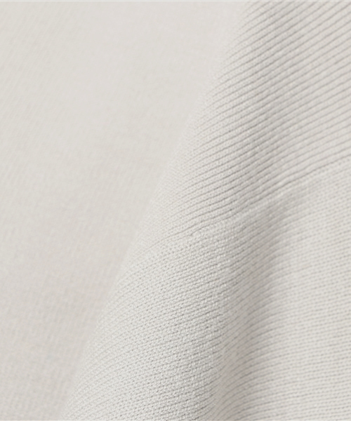 STUDIOUS SELECT（ステュディオスセレクト）の「【ELENDEEK】ルーズポイントスリーブニット/LOSE POINT SL KT（ニット/セーター・レディース・マルチ/ライトグレー・FREE）」の5枚目の写真