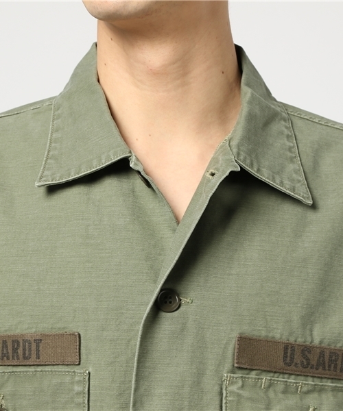 marka（マーカ）の「MARKA マーカ J.L.UTILITY SH WIDE ファティーグシャツ M17A-02SH01C（シャツ/ブラウス・メンズ・オリーブ・1/2/3）」の9枚目の写真