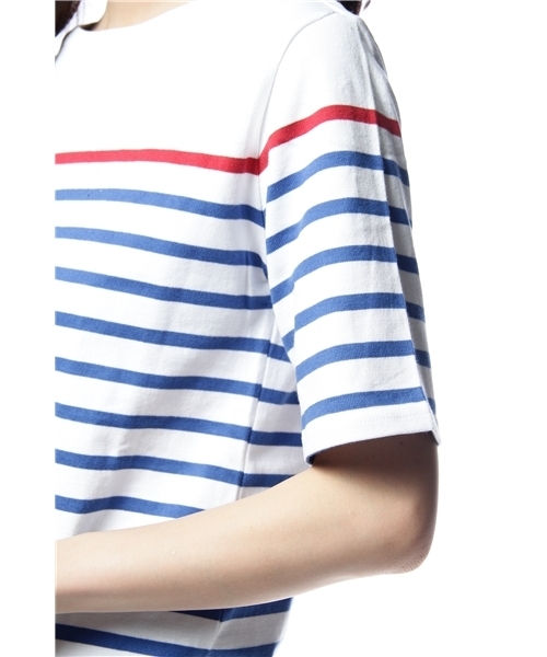 coen(コーエン)の「ナバルボーダー半袖ワンピース(ワンピース・レディース・レッド/コバルトブルー・MEDIUM/LARGE)」の7枚目の写真