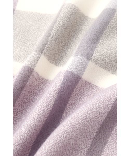 JILL by JILL STUART（ジルバイジルスチュアート）の「チェックストール   （ストール/ショール・レディース・ホワイト/ベージュ系その他/ブラック×ピンク/ピンク系その他/パープル/ブラック×ブルー・FREE）」の10枚目の写真