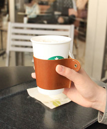 Jamale（ジャマレ）の「牛革レザーコーヒースリーブ（キッチンツール）」