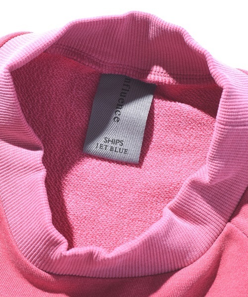 Influence（インフルエンス）の「INFLUENCE×SHIPS JET BLUE: ビッグスウェット◇（スウェット・メンズ・ピンク/ブラック/ネイビー・SMALL/MEDIUM/LARGE）」の18枚目の写真