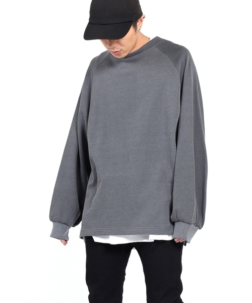 Influence（インフルエンス）の「INFLUENCE×SHIPS JET BLUE: ビッグスウェット◇（スウェット・メンズ・ピンク/ブラック/ネイビー・SMALL/MEDIUM/LARGE）」の2枚目の写真