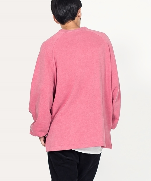 Influence（インフルエンス）の「INFLUENCE×SHIPS JET BLUE: ビッグスウェット◇（スウェット・メンズ・ピンク/ブラック/ネイビー・SMALL/MEDIUM/LARGE）」の6枚目の写真